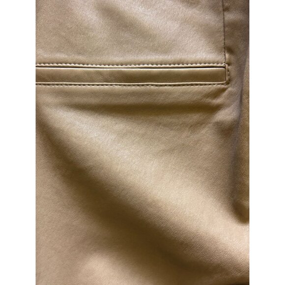 Helmut Lang Lamb Leather Pants Cocoa Size 10 - Picture 4 of 6
